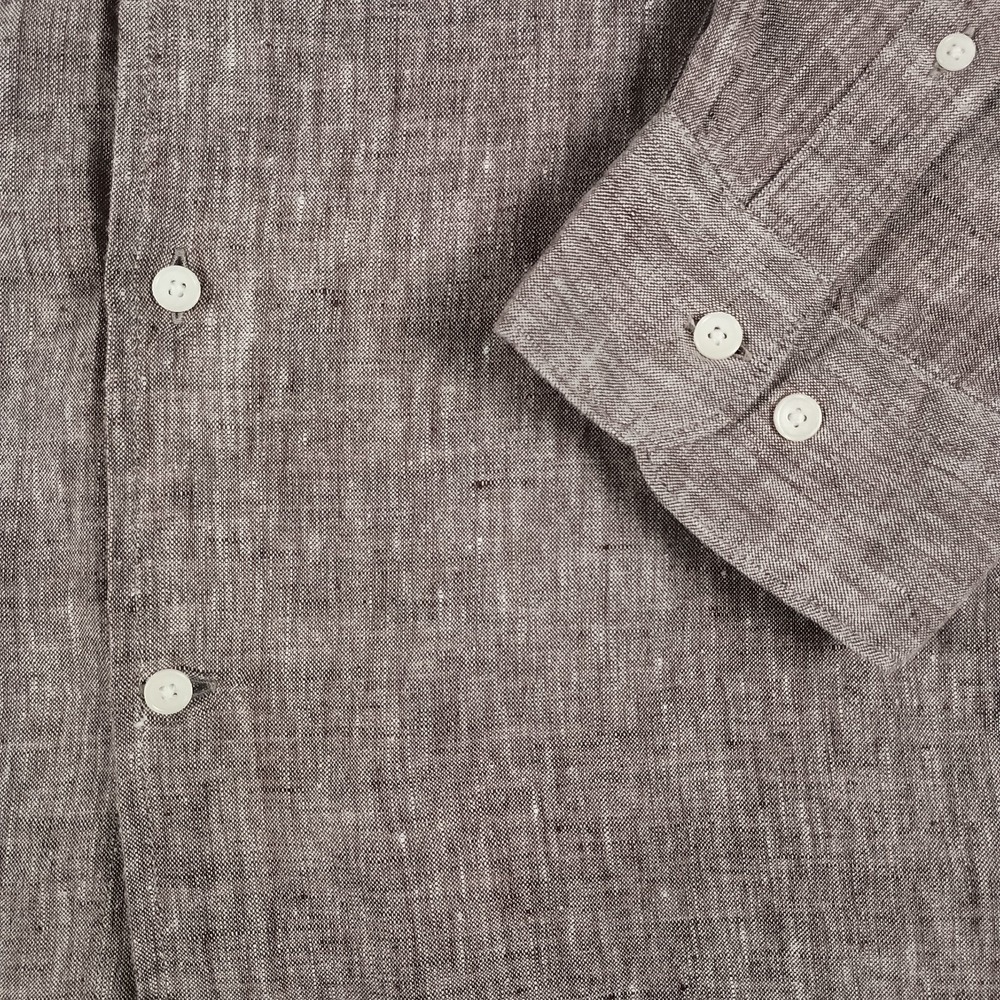 Jos A Bank Reserve XXL Linen Long Sleeve Mens Shirt - Picture 4 of 9